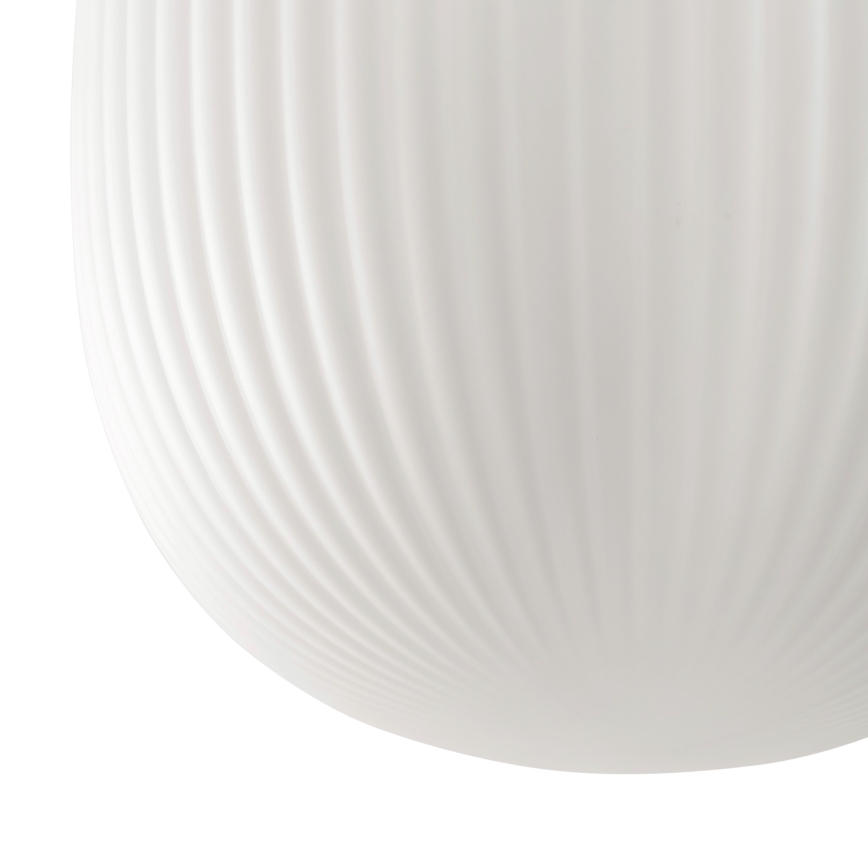 FARO 28300 - Ljuskrona med textilsladd ISABELLE 1xE27/15W/230V diameter 31 cm vit