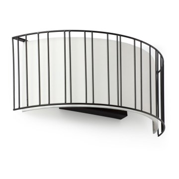 FARO 29310 - Väggbelysning LINDA 2xE27/15W/100-240V vit/svart