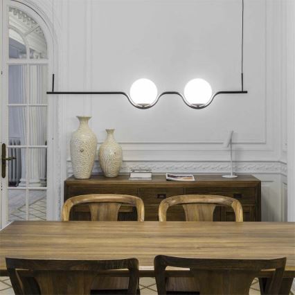 FARO 29696 - LED Ljuskrona med snöre 2xLED/6W/230V