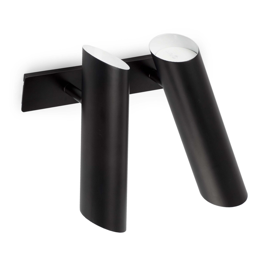 FARO 29876 - väggspotlight LINK 2xGU10/11W/230V svart