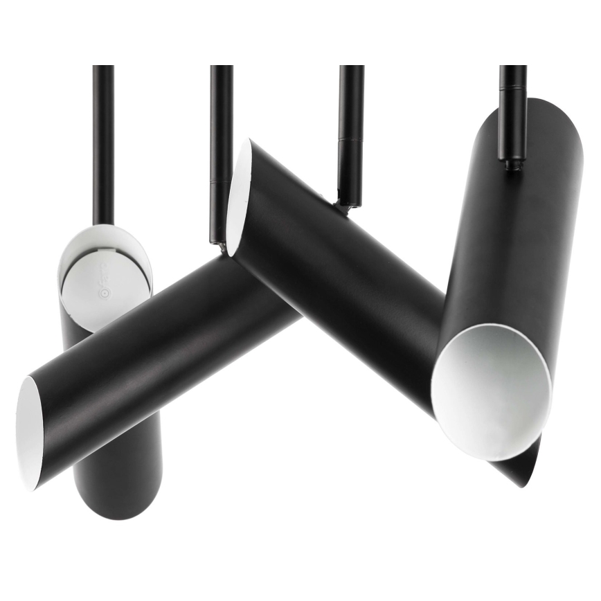 FARO 29880 - Pendelkrona LINK 4xGU10/8W/230V svart