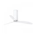 FARO 32034 - Takfläkt TUBE FAN vit/klar Ø 128 cm