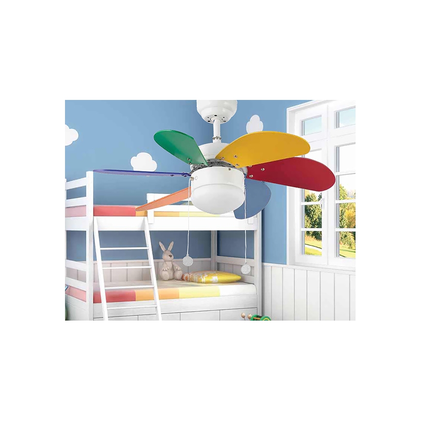 FARO 33179 - Takfläkt PALAO 1xE14/40W/230V