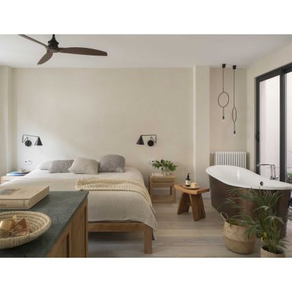 FARO 33395 - Takfläkt JUSTFAN Ø 128 cm med fjärrkontroll