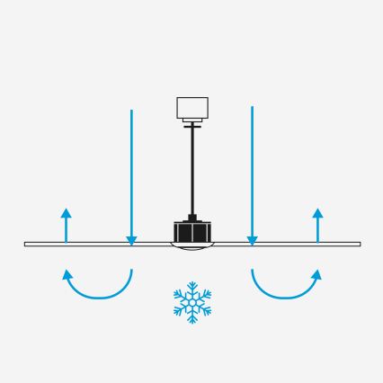 FARO 33424WT1N - Dimmbar LED-takfläkt JUST FAN S LED/16W/230V Ø 81 cm svart Wi-Fi Tuya + fjärrkontroll
