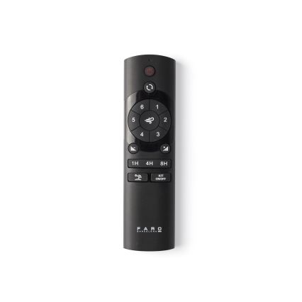 FARO 33436 - Takfläkt WEAVER M Ø 128 cm mässing/svart + fjärrkontroll