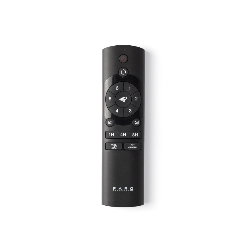 FARO 334361N - Dimmbar LED-takfläkt WEAVER M LED/16W/230V Ø 128 cm brun/mässing + fjärrkontroll