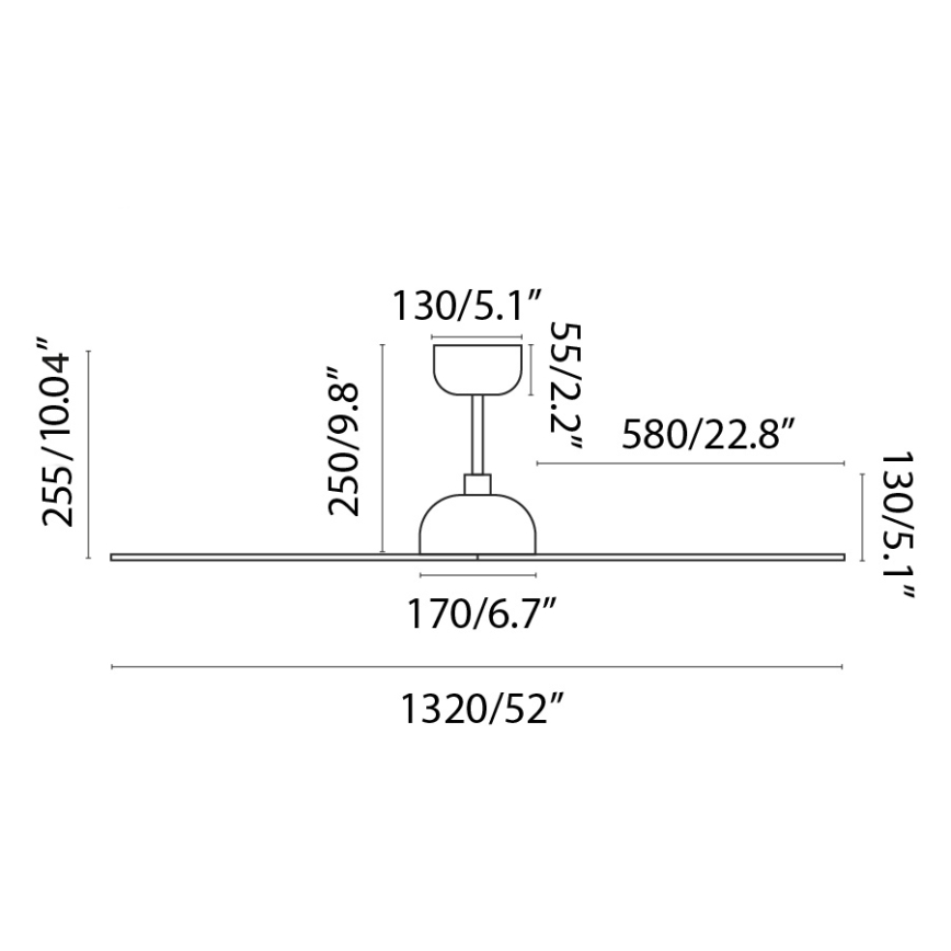 FARO 33446WT - Takfläkt GOTLAND L vit diameter 132 cm Wi-Fi Tuya + fjärrkontroll