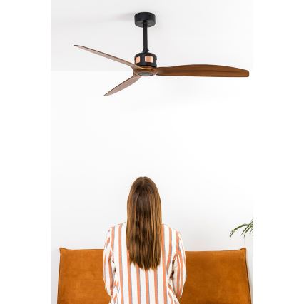 FARO 33451WT - Takfläkt COPPER FAN M Ø 128 cm brun/svart Wi-Fi Tuya + fjärrkontroll