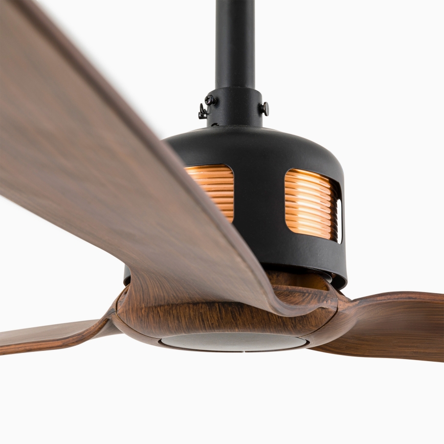 FARO 33451WT - Takfläkt COPPER FAN M Ø 128 cm brun/svart Wi-Fi Tuya + fjärrkontroll