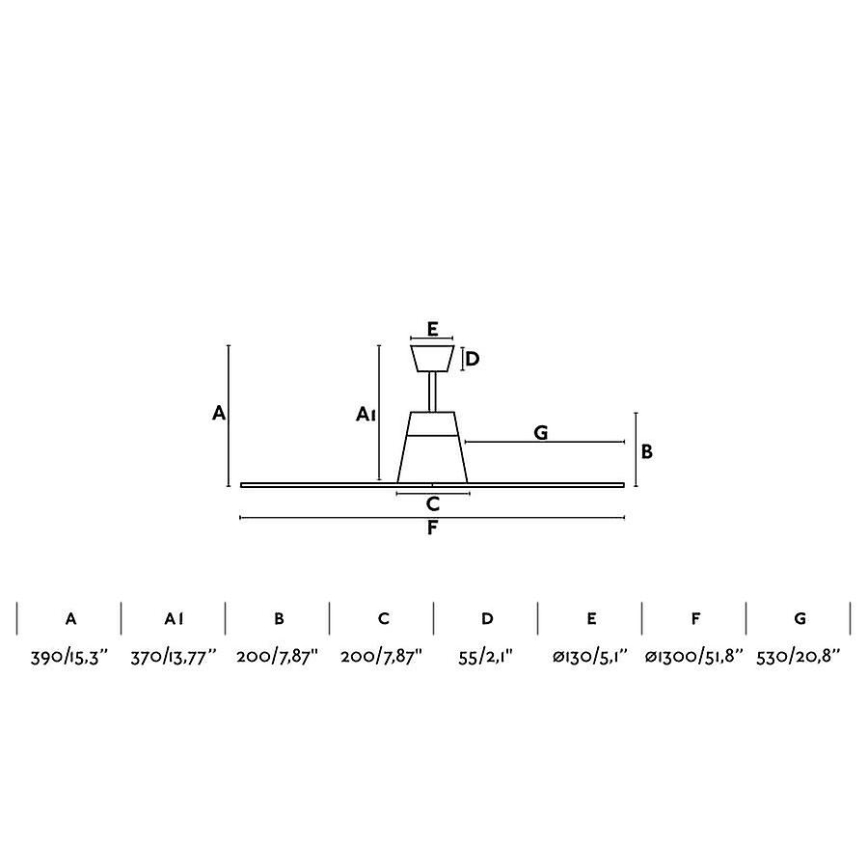 FARO 33490 - Takfläkt TYPHOON IP44 brun + fjärrkontroll