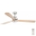 FARO 33505DC - LED Takfläkt LANTAU XL LED/15W/230V trä/matt krom Ø 168 cm + fjärrkontroll
