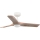 FARO 33805WT-1TW - LED dimbar takfläkt HEYWOOD S LED/10W/230V 2700/4000/6000K trä/vit Ø 90 cm Wi-Fi Tuya + fjärrkontroll