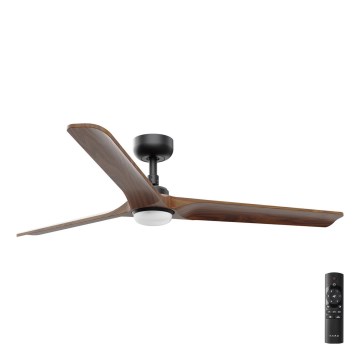 FARO 33809-1TW - LED-dimbar takfläkt HEYWOOD LED/10W/230V 2700/3000/4000K Ø 132 cm + fjärrkontroll