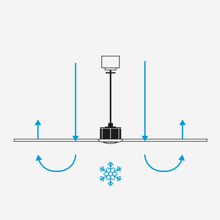 FARO 33809WT1S - Dimmbar LED-takfläkt HEYWOOD L LED/10W/230V 2700/3000/4000K Ø 132 cm trä/svart Wi‑Fi Tuya + fjärrkontroll