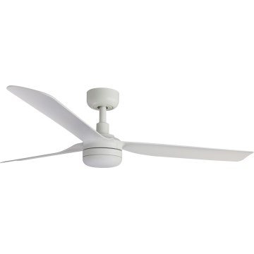 FARO 33814WT-20 - Dimbart LED-takfläkt PUNT M LED/18W/230V 2700/3000/4000K vit Ø 132 cm Wi‑Fi Tuya + fjärrkontroll