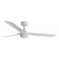 FARO 33814WT1S - LED-dimbar takfläkt PUNT M LED/18W/230V 2700/3000/4000K Ø 132 cm vit Wi-Fi Tuya + fjärrkontroll