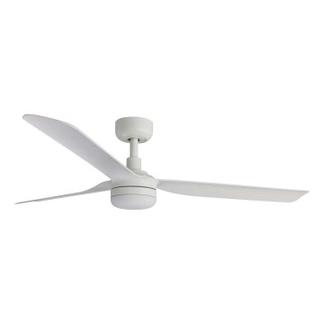 FARO 33814WT1S - LED-dimbar takfläkt PUNT M LED/18W/230V 2700/3000/4000K Ø 132 cm vit Wi-Fi Tuya + fjärrkontroll