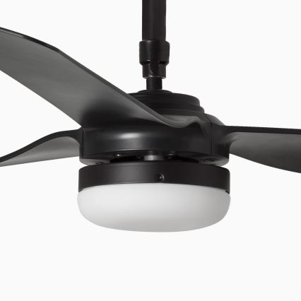 FARO 33815WT-21 - LED Dimbar takfläkt PUNT M LED/18W/230V 3000/4200/6500K svart diameter 132 cm Wi-Fi Tuya + fjärrkontroll