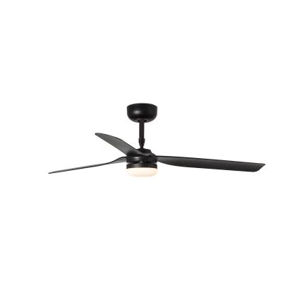 FARO 33815WT-21 - LED dimbar takfläkt PUNT M LED/18W/230V 2700/3000/4000K svart Ø 132 cm Wi-Fi Tuya + fjärrkontroll