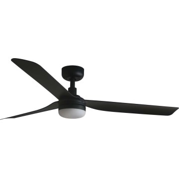 FARO 33815WT1S - LED-dimmbar takfläkt PUNT M LED/18W/230V 2700/3000/4000K Ø 132 cm svart Wi‑Fi Tuya + fjärrkontroll