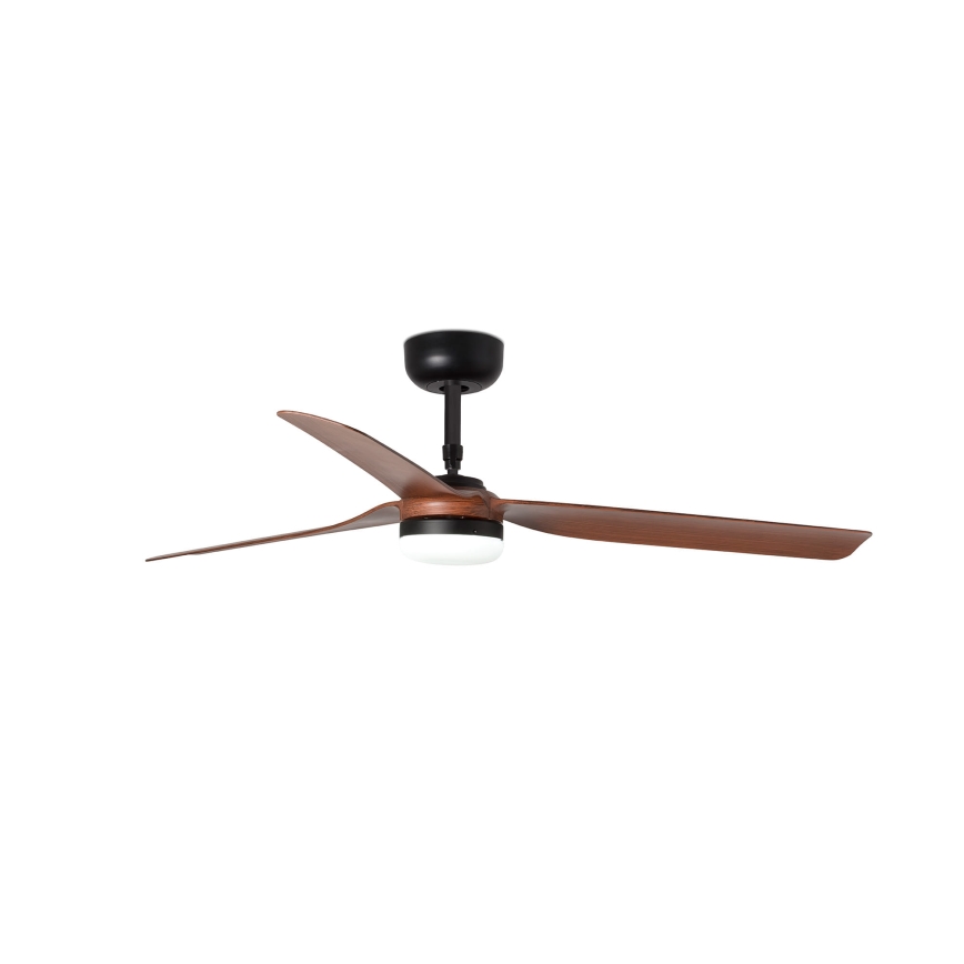 FARO 33817WT-21 - LED-dimmbar takfläkt PUNT M LED/18W/230V brun/svart Ø 132 cm Wi-Fi Tuya + fjärrkontroll