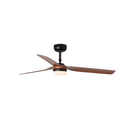 FARO 33817WT-21 - LED-dimmbar takfläkt PUNT M LED/18W/230V brun/svart Ø 132 cm Wi-Fi Tuya + fjärrkontroll