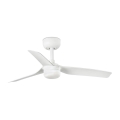 FARO 33820-1TW - Dimbart LED-takfläkt MINI PUNT S med LED/10W 2700/3000/4000K, vit Ø 90 cm + fjärrkontroll