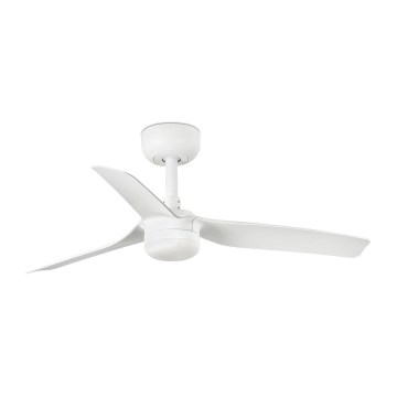 FARO 33820-1TW - Dimbart LED-takfläkt MINI PUNT S med LED/10W 2700/3000/4000K, vit Ø 90 cm + fjärrkontroll