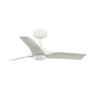 FARO 33824WT1S - Dimbar LED-takfläkt HEY S LED/10W/230V 2700/3000/4000K Ø 90 cm vit Wi-Fi Tuya + fjärrkontroll