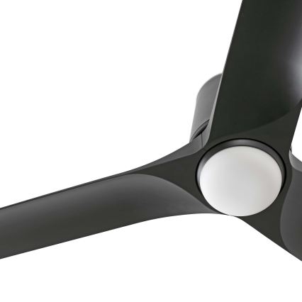 FARO 33827WT1S - LED-dimmbar takfläkt HEY TUB S LED/10W/230V 2700/3000/4000K Ø 90 cm svart Wi‑Fi Tuya + fjärrkontroll