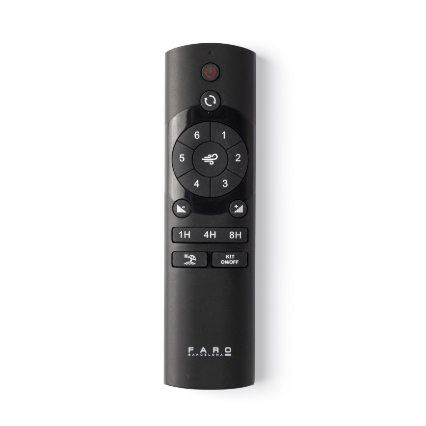 FARO 33828-1TW - Dimbart LED-takfläkt PUNT TUB M LED/18W/230V 2700/3000/4000K Ø 130 cm vit + fjärrkontroll