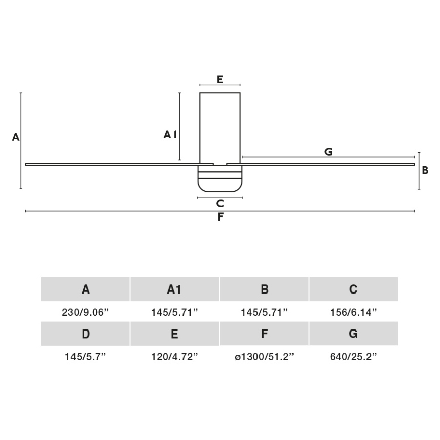 FARO 33828-1TW - Dimbart LED-takfläkt PUNT TUB M LED/18W/230V 2700/3000/4000K Ø 130 cm vit + fjärrkontroll