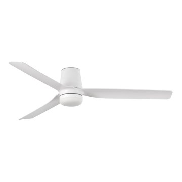 FARO 33832WT-1TW - LED Dimbar takfläkt MINI PUNT TUB S LED/10W/230V 2700/4000/6000K vit diameter 90 cm Wi-Fi Tuya + fjärrkontroll