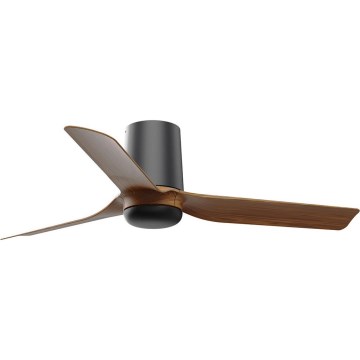 FARO 33835 - Takfläkt MINI PUNT TUB S brun/svart Ø 90 cm + fjärrkontroll