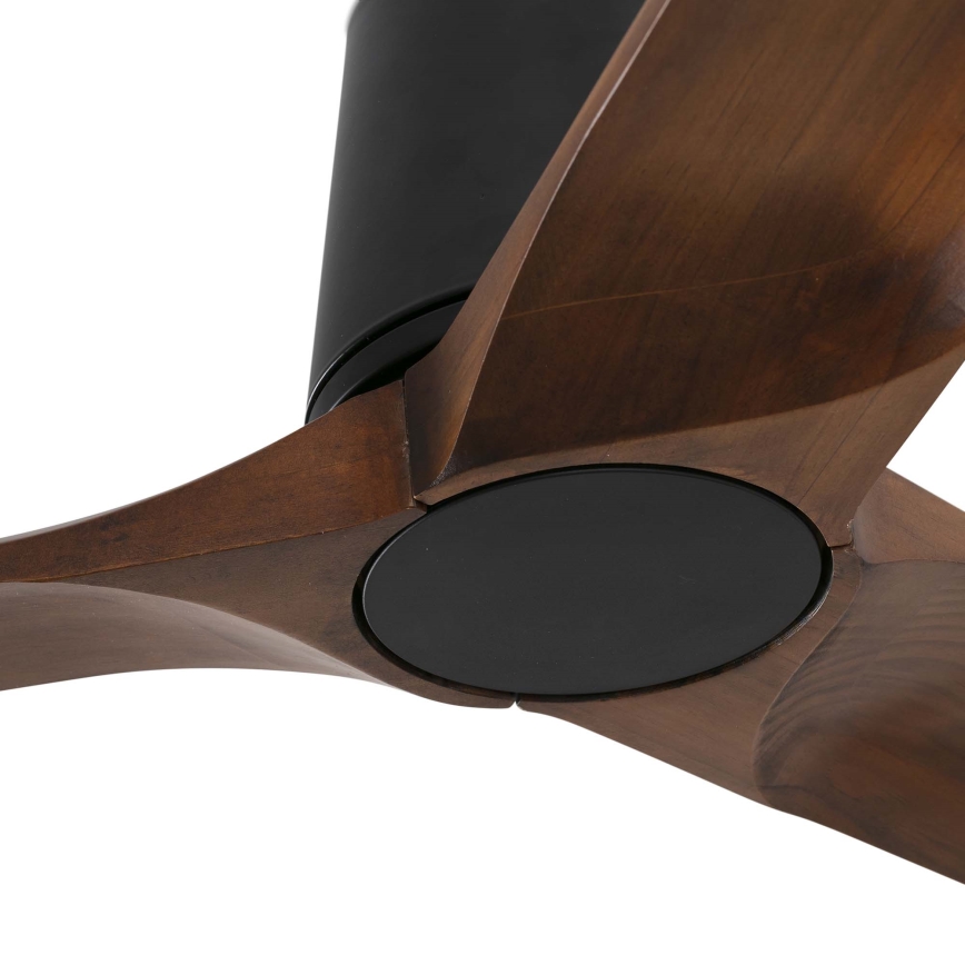 FARO 33839 - Takfläkt HEYWOOD TUB L tall/svart Ø 132 cm + fjärrkontroll