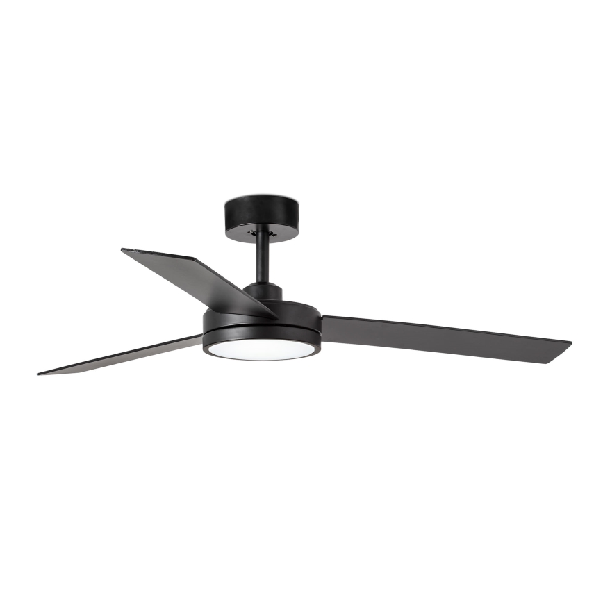 FARO 34261 - LED Takfläkt BARTH LED/24W/230V svart + fjärrkontroll