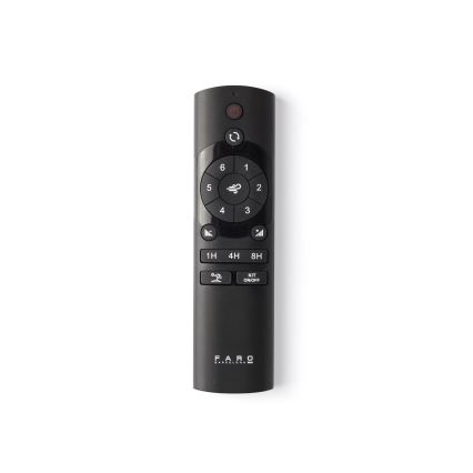 FARO 34280WT-11L - Takfläkt KLIM M 1xE27/15W/230V tall/vit Ø 125 cm Wi-Fi Tuya + fjärrkontroll
