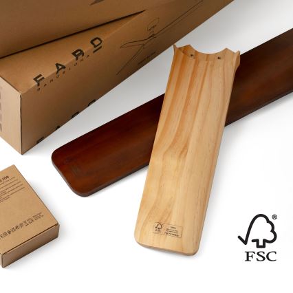 FARO 34282WT-11L - Takfläkt KLIM L 1xE27/15W/230V tall/svart Ø 150 cm Wi-Fi Tuya + fjärrkontroll