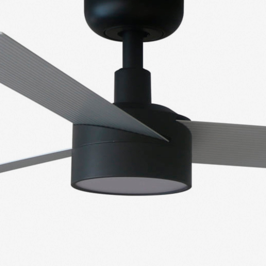 FARO 34285WT1S - Dimbar LED-takfläkt CRUISER S LED/18W/230V 2700/3000/4000K Ø 106 cm grå/svart Wi-Fi Tuya + fjärrkontroll