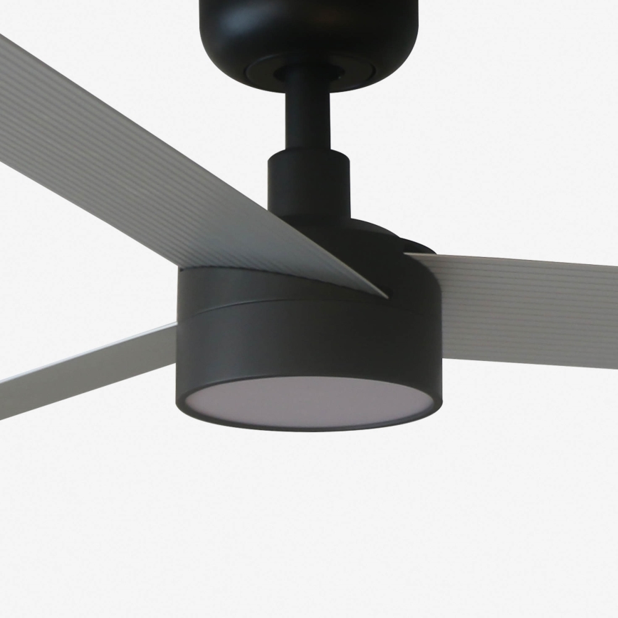 FARO 34286-1TW - LED-dimbar takfläkt CRUISER L LED/18 W/230 V 2700/3000/4000 K Ø132 cm svart/grå + fjärrkontroll