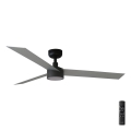 FARO 34286-1TW - LED-dimbar takfläkt CRUISER L LED/18 W/230 V 2700/3000/4000 K Ø132 cm svart/grå + fjärrkontroll