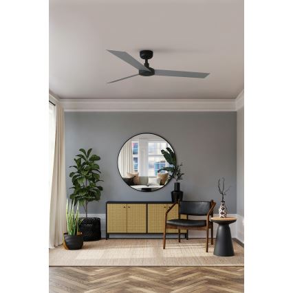 FARO 34286 - Takfläkt CRUISER L svart Ø 132 cm + fjärrkontroll