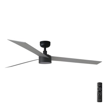 FARO 34287-1TW - LED dimbar takfläkt CRUISER XL LED/18W/230V 2700/4000/6500K Ø 160 cm svart/grå + fjärrkontroll