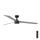 FARO 34287-1TW - LED dimbar takfläkt CRUISER XL LED/18W/230V 2700/4000/6500K Ø 160 cm svart/grå + fjärrkontroll