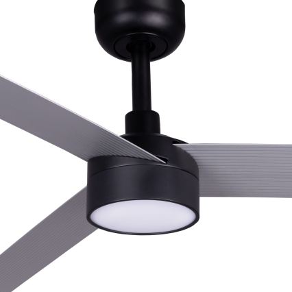 FARO 342871S - Dimmbar LED-takfläkt CRUISER XL LED/18W/230V 2700/3000/4000K Ø 160 cm grå/svart + fjärrkontroll