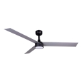 FARO 34287WT1S - Dimmbar LED-takfläkt CRUISER XL LED/18W/230V 2700/3000/4000K Ø 160 cm grå/svart Wi-Fi Tuya + fjärrkontroll
