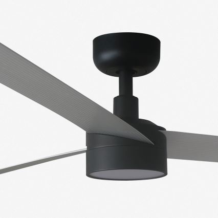 FARO 34287WT1S - LED-dimbar takfläkt CRUISER XL LED/18W/230V 2700/3000/4000K Ø 160 cm grå/svart Wi-Fi Tuya + fjärrkontroll