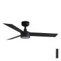 FARO 34289-1TW - dimbar takfläkt CRUISER med integrerad LED-belysning 18 W, 230 V, 2700/3000/4000 K, Ø 106 cm, svart + fjärrkontroll