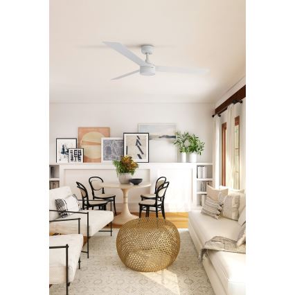 FARO 34290-1TW - LED dimbar takfläkt CRUISER LED/20W/230V 2700/4000/6500K Ø 132 cm vit + fjärrkontroll